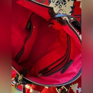 Dooney and Bourke suede bag